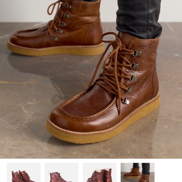 Leather and Wool boots MaMa Owl - Picture 2 of 4